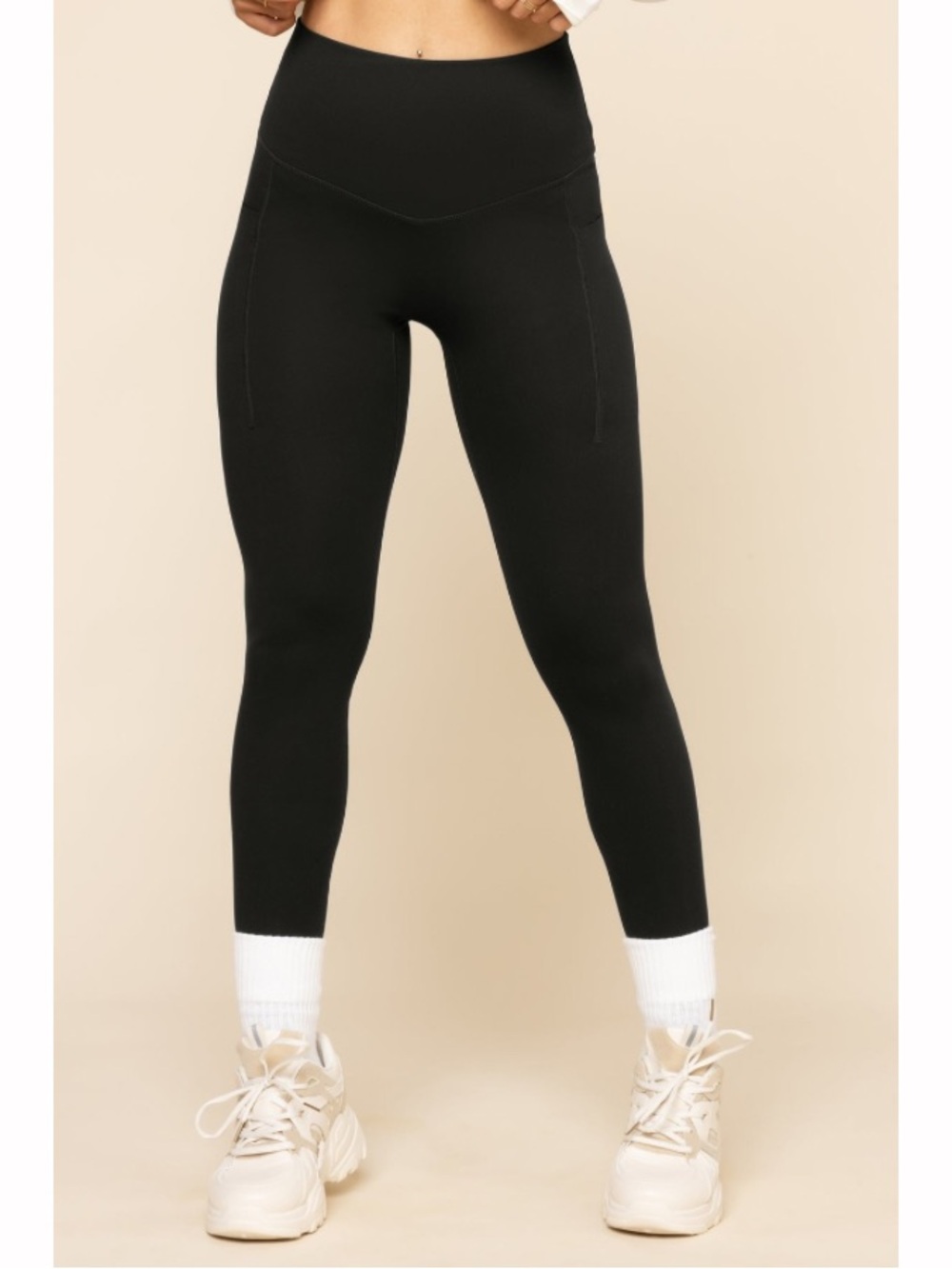 POPFLEX Supersculpt Legging With Pockets Size S Regular Length Black 27 Inseam
